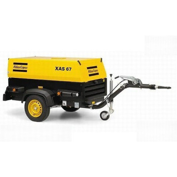 Motocompresor aer Atlas Copco XAS67Dd, 3.7 mc/min